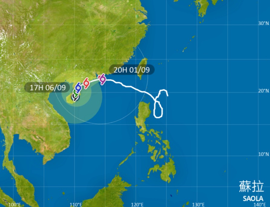 天文台颱風消息 | 十號颶風信號生效