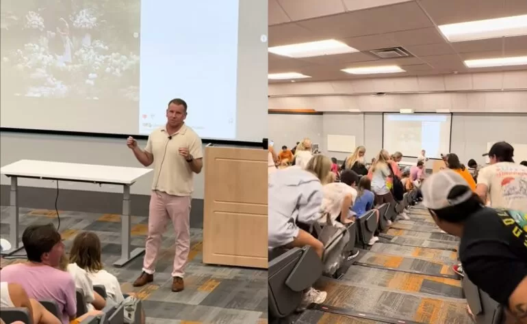 泰勒絲訂婚震撼全場 教授當場停課爆紅