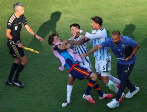 2026世界盃|阿根廷決賽後爆衝突 FIFA展開調查 世界盃決賽|阿根廷0:1負西班牙 柏利迪斯賽後動粗領紅